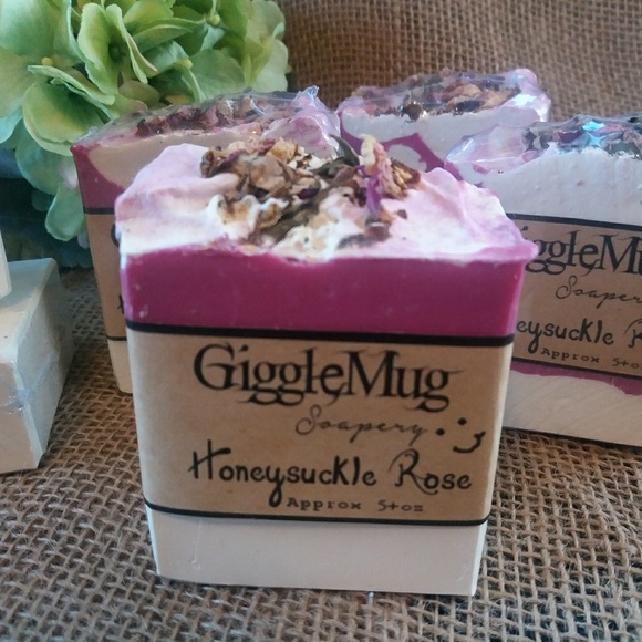 Honeysuckle Rose Handmade Soap - Picture 4 of 6
